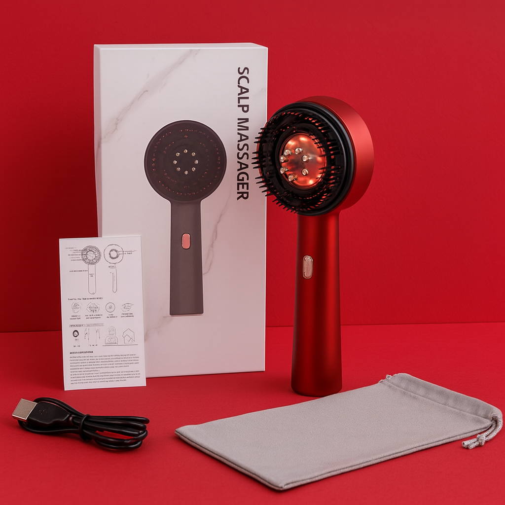 GlowRestore™ - The Ultimate Hair Repair & Shine Brush