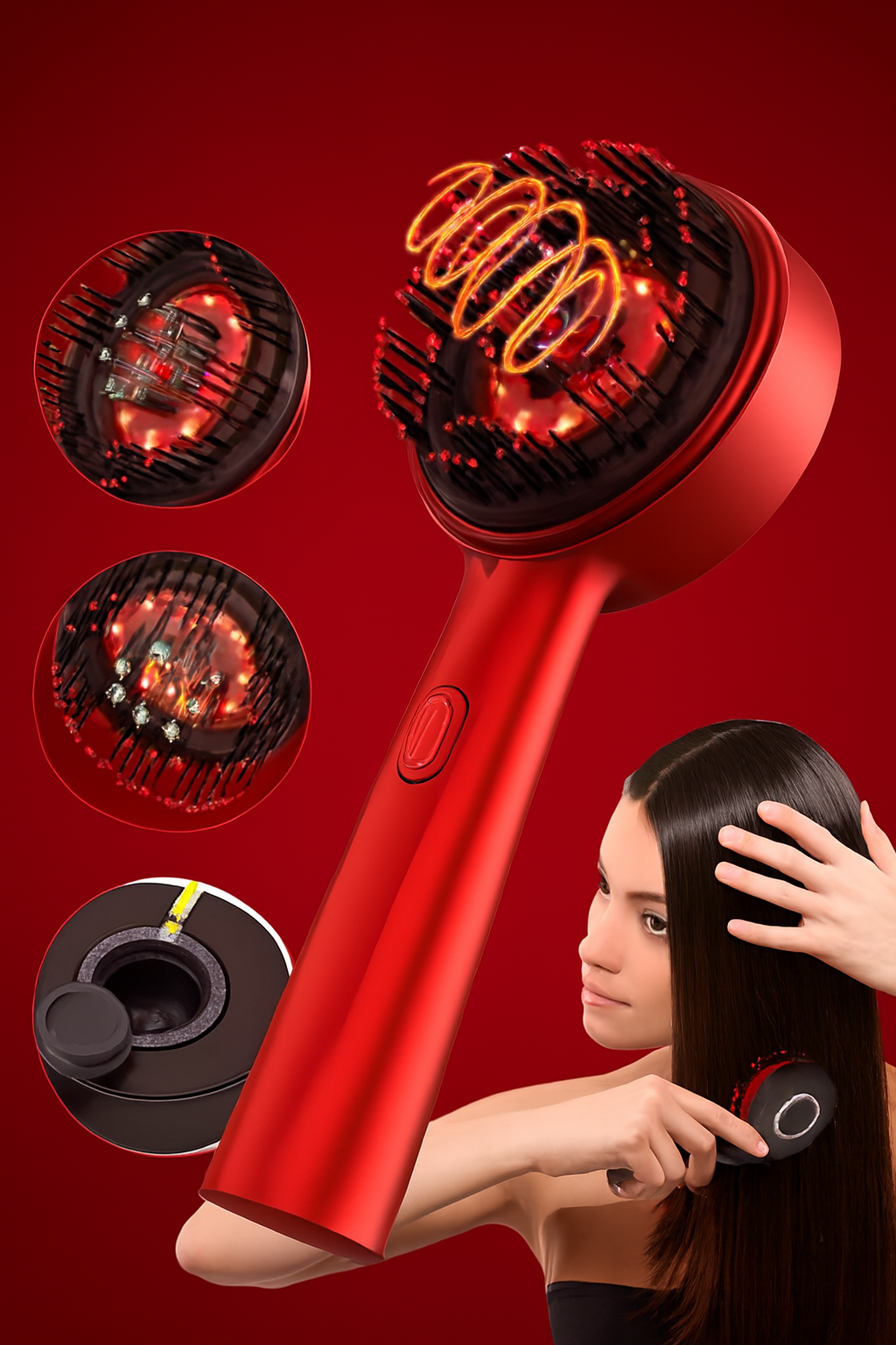 GlowRestore™ - The Ultimate Hair Repair & Shine Brush